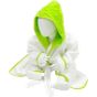A&R Peignoir Babiezz® White / Lime green