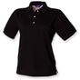 Henbury Polo femme m.courtes maille piquée HENBURY (T) black