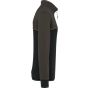 WK Designed To Work Sweat-shirt écoresponsable col zippé unisexe black/dark_grey