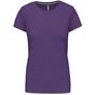 Kariban T-shirt col rond manches courtes femme purple