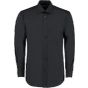 Kustom Kit Business Shirt Long Sleeve Black