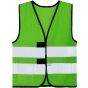 Korntex Mesh safety vest for children Korfu Neon green