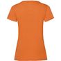 fruit of the loom Tee-shirt femme Valueweight orange