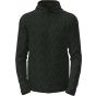 Stedman Lux Hooded Knitfleece Jacket black_opal_heather