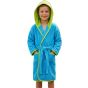 A&R Peignoir Boyzz&Girlzz® Aqua blue / Lime green