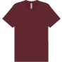 Bella Unisex jersey short sleeve tee maroon