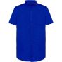 JHK Poplin short sleeve shirt royal_blue
