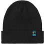 Neutral Mixed Knit Beanie black