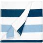 The One Towelling Beach Towel Stripe navy_blue/light_blue/white