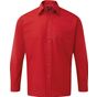 Premier Chemise popeline à manches longues pour homme - red - S