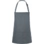 karlowsky Short bib apron basic with buckle and pocket anthracite