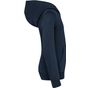Kariban Sweat-shirt à capuche contrastée à motifs enfant unisexe navy/mariniere