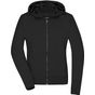 James&Nicholson Ladies´ Hooded Softshell Jacket black/black