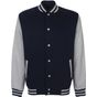 fdm Varsity Jacket navy/heather_grey