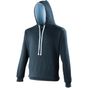 AWDis Just Hoods Varsity Hoodie new_french_navy/sky_blue