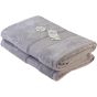 A&R Serviette de bain en bambou naturel Light grey