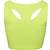 awdis just cool Women's Cool Sports Crop Top electric_yellow