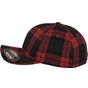 flexfit Tartan Plaid Cap black/red