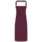 NewGen Tablier à bavette 100% coton burgundy