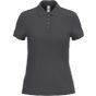 iDeal Basic Brand Polo piqué femme 200 ideal_dark_grey