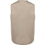 WK Designed To Work Gilet polycoton multipoches doublé unisexe beige
