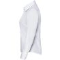 Russell Chemise en Popeline Polyester Coton cintrée manches longues femme white