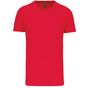 Kariban T-shirt Bio150IC col V homme red