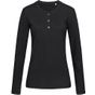 Stedman Sharon Henley Long Sleeve black_opal