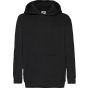 fruit of the loom Kids classic hooded sweat black