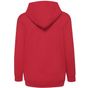 fruit of the loom Kids Classic Hooded Sweat Jacket rouge