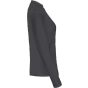 HRM Women´s Premium Highneck Longsleev Tees Dark grey