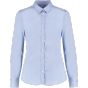 Kustom Kit Women's Stretch Oxford Shirt Long Sleeve Light blue