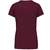 Kariban T-shirt col V manches courtes femme wine