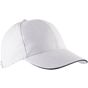 K-up Orlando - Casquette 6 panneaux white/navy