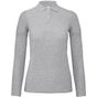 B&C Collection ID.001 LSL /women Polo heather_grey