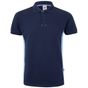 Velilla Polo bicolore manches courtes navy/sky_blue