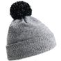 Beechfield Bonnet Snowstar® heather_grey/black
