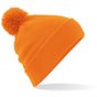 Beechfield Bonnet pompon original orange