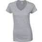 Gildan Women's V-Neck T-Shirt sport_grey