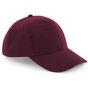 Beechfield Casquette en coton épais gratté Pro-style burgundy
