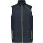 WK Designed To Work Bodywarmer Day To Day bi-matière unisexe navy/fluorescent_yellow