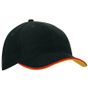 Myrtle Beach Double Sandwich Cap black/red/gold_yellow