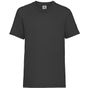 fruit of the loom Kids Valueweight T noir