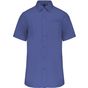 Kariban Chemise popeline manches courtes cobalt_blue