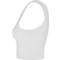 SF Clothing Women´s one shoulder top white