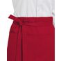 SG Accessories - Bistro BRUSSELS - Short Bistro Apron with Pocket red