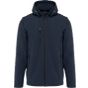 Kariban Veste Softshell 3 couches à capuche avec manches amovibles unisexe navy