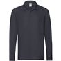 fruit of the loom Premium Long Sleeve Polo navy