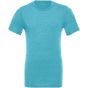 Bella Unisex triblend short sleeve tee aqua_triblend