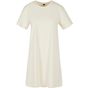 Build Your Brand Ladies Tee Dress white_sand